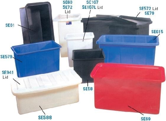 Heavy Duty Rectangular Tuff Tubs - Materials Handling