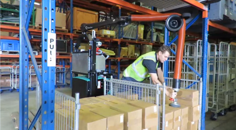 EPJ mounted Vaculex handling system | Materials Handling