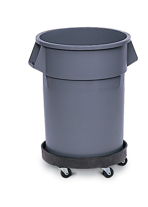 Brute bin with dolly