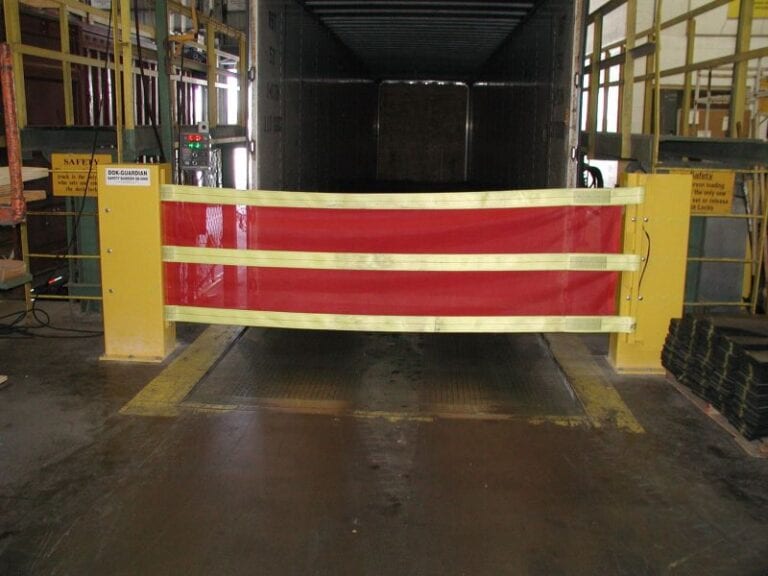 Loading Dock Safety Barrier Retractable Dok-Guardian - Materials Handling