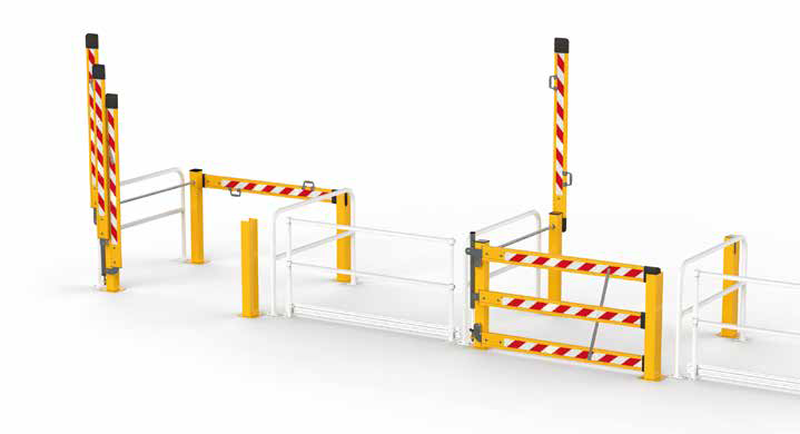 Gates Mezzanine Safety Forklift Loading