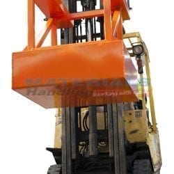 Waste Bin Compactor Forklift Attachment - Materials Handling