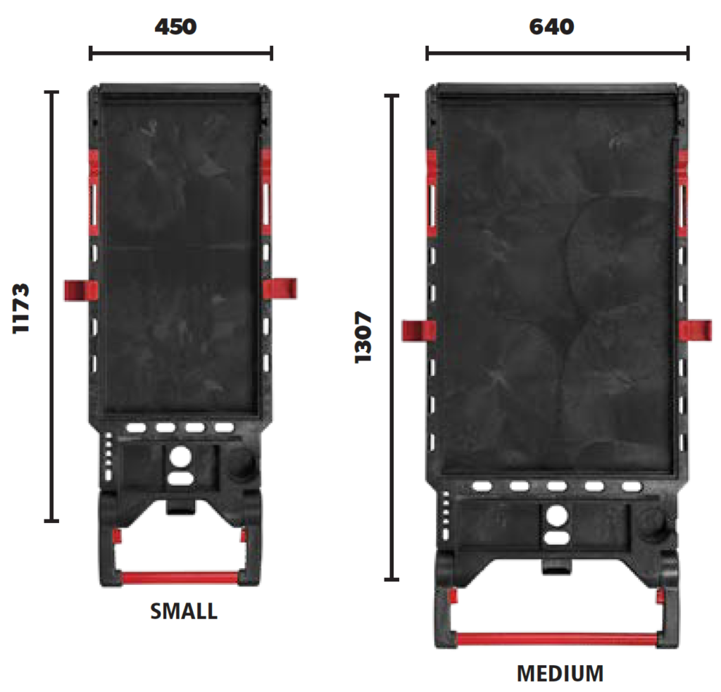 Platform Trolleys Adaptable Work Cart sizes