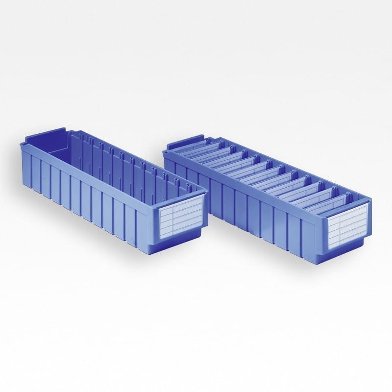 Divided Storage Plastic Parts Bins With Dividers For Sale