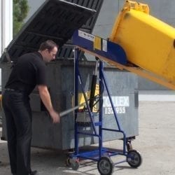 Wheelie Bin Tippers Hand Hydraulic - Materials Handling